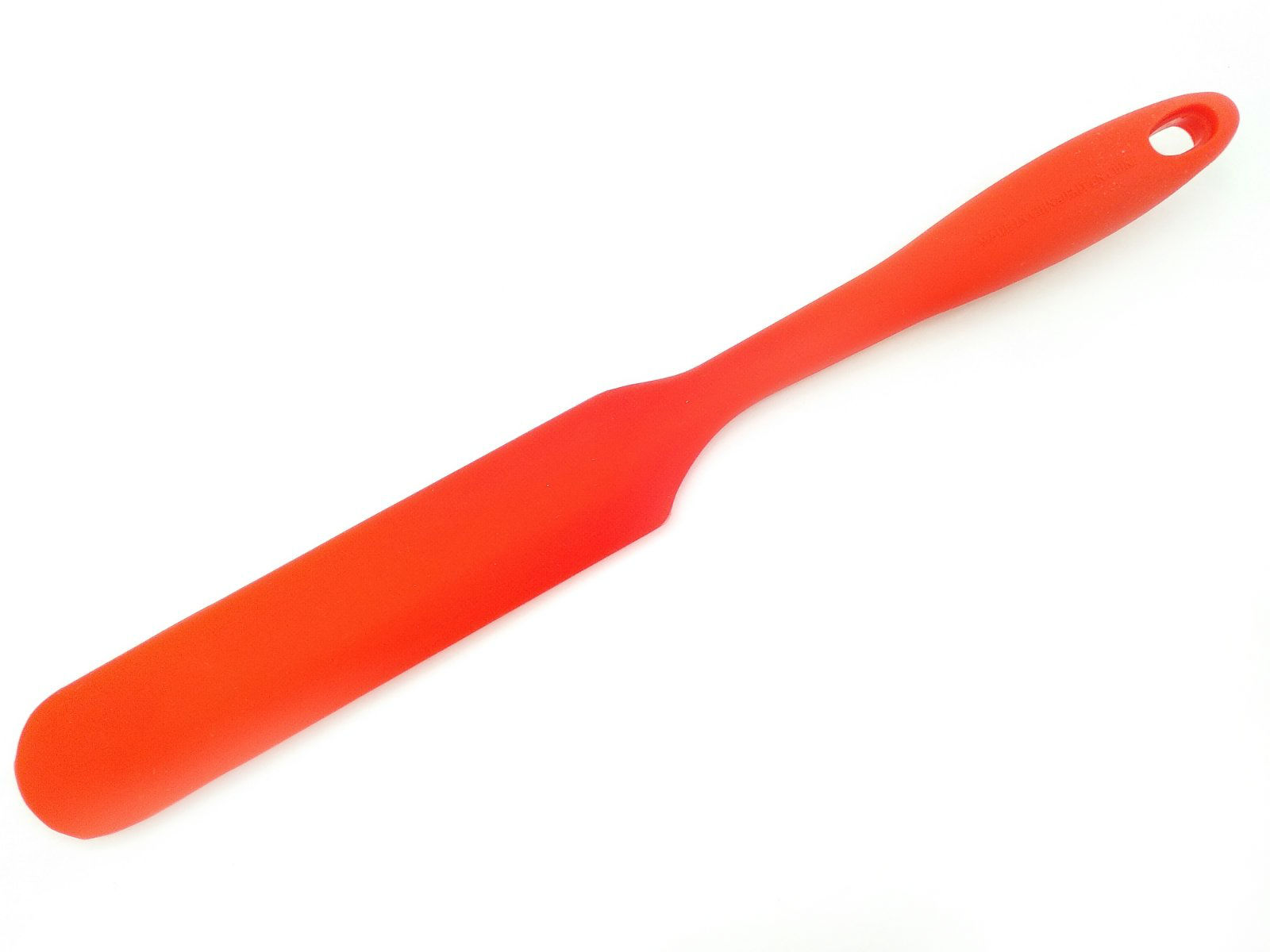 Силиконовый шпатель кондитерский SNS 33 х 3,5 см красный