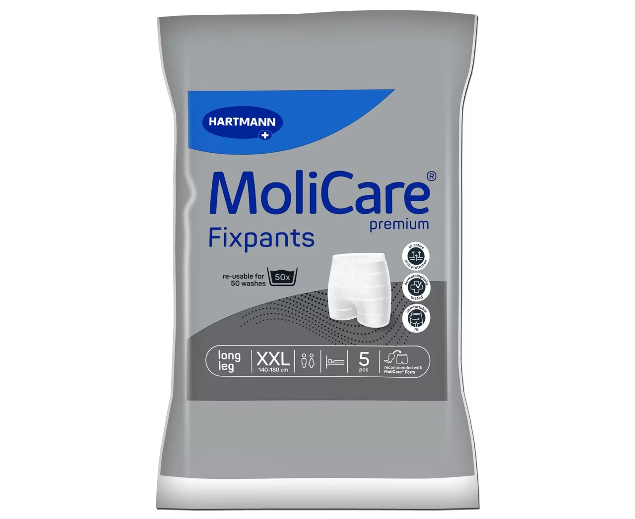Штанишки для фиксации прокладок Paul Hartmann Molicare Premium Fixpants удлиненные 5 шт XXL
