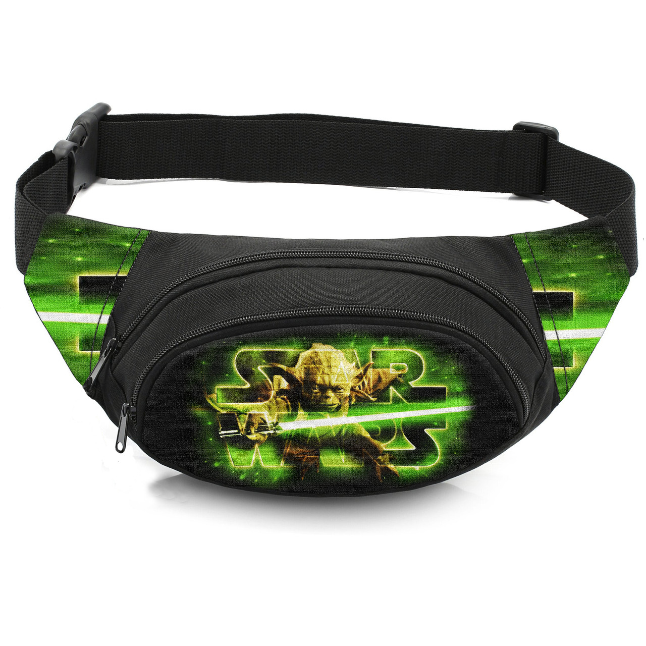 Дитяча сумка-бананка Йода Star Wars, 32x8x13 см, чорна