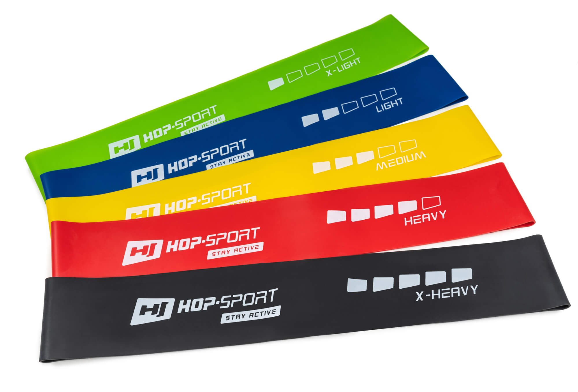 Набор резинок для фитнеса Hop-Sport 600x50mm HS-L650RL