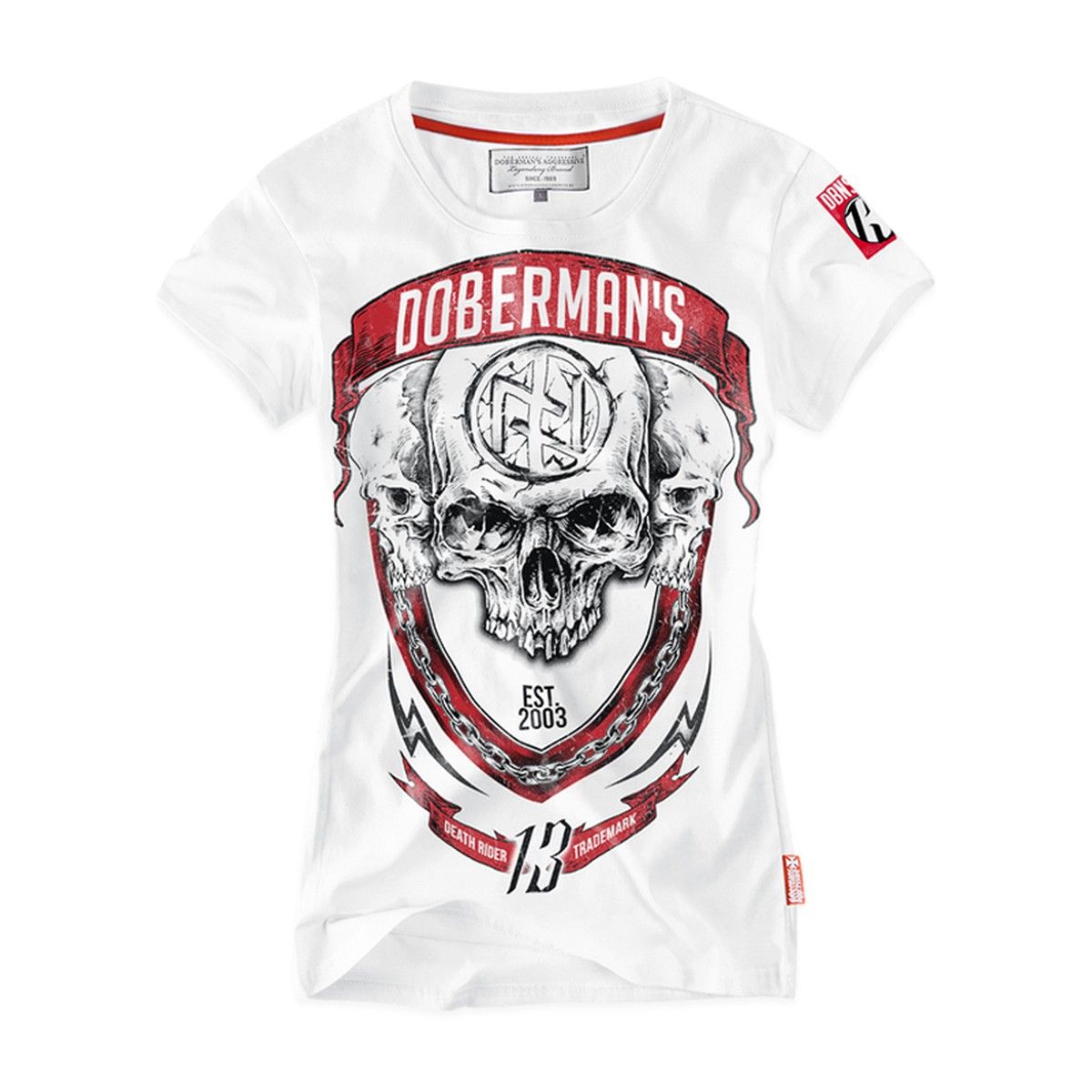 Жіноча футболка Dobermans Aggressive M Білий (TSD167WT-M)