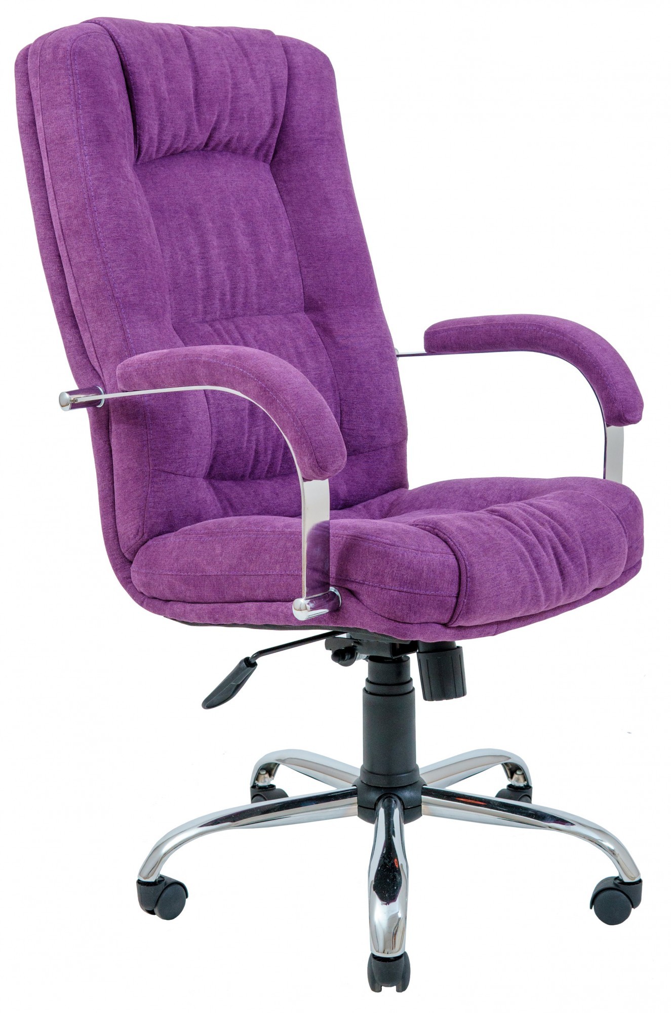 Офисное Кресло Руководителя Richman Альберто Мисти Dark Violet Хром М3 MultiBlock Фиолетовое