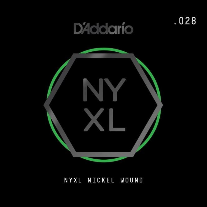 Струна D'Addario NYNW028 Nickel Wound Single String .028