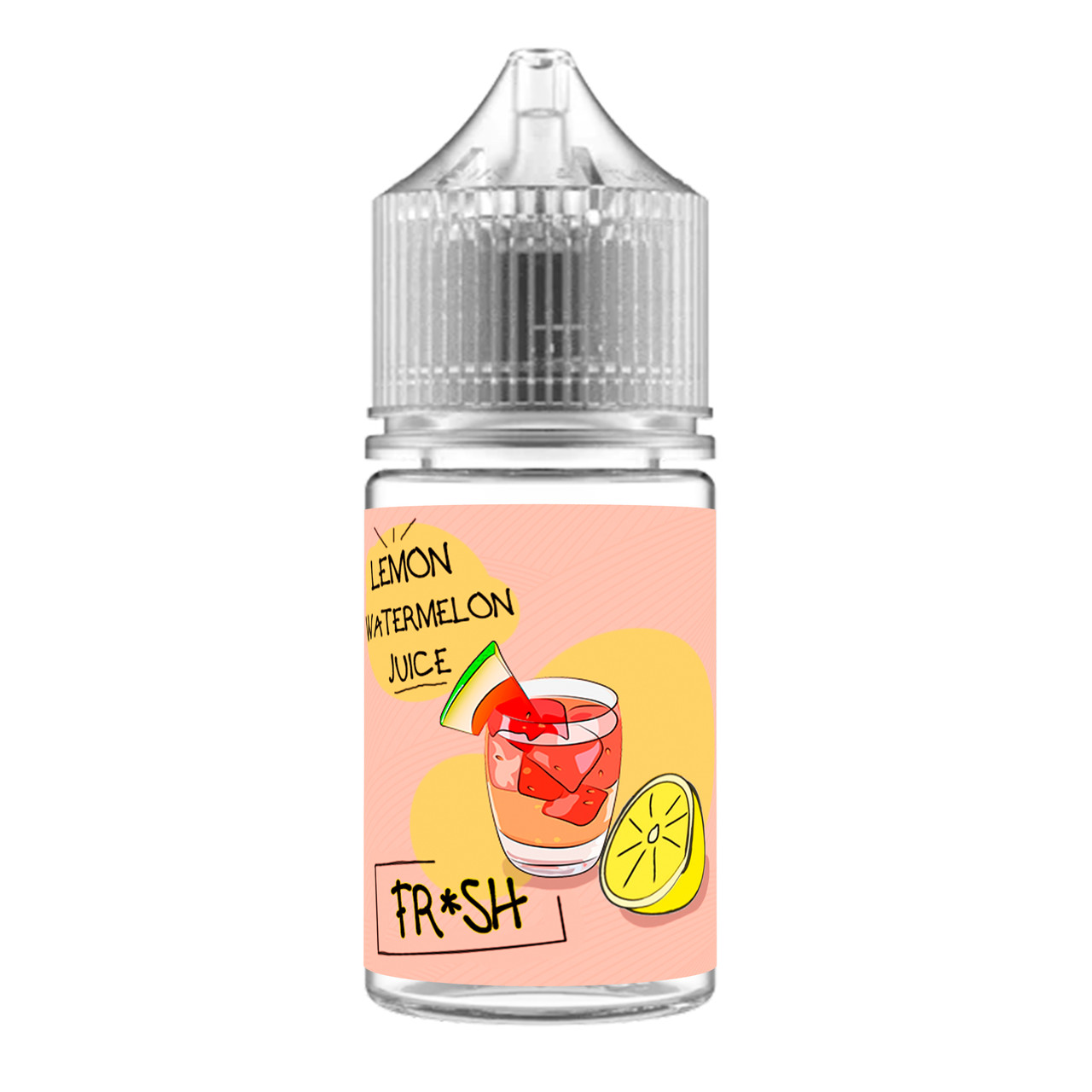 Жидкость на солевом никотине Fresh 30 мл Lemon Watermelon Juice 50 мг (10443 -hbr)