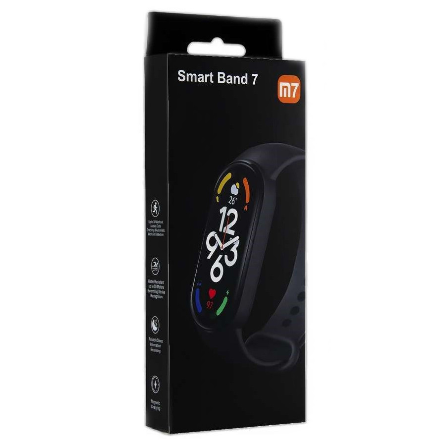 Наручные часы фитнес-браслет Smart Band M7 Pink (12248-hbr)