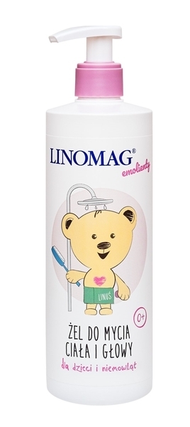 Дитячий гель-шампунь Linomag для голови та тіла 200 мл