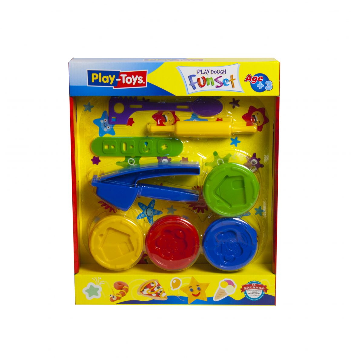 Набор для лепки Funset с инструментами Play Toys (6785)