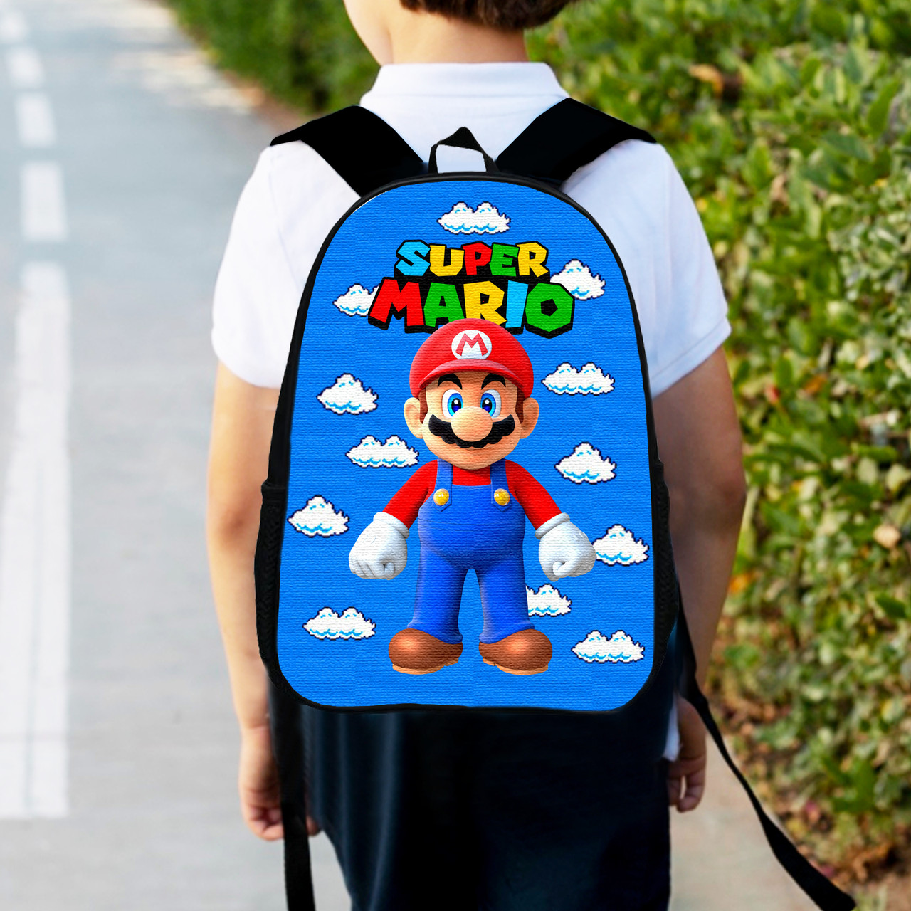 Дитячий рюкзак Super Mario 34×27×13 см, різнокольоровий