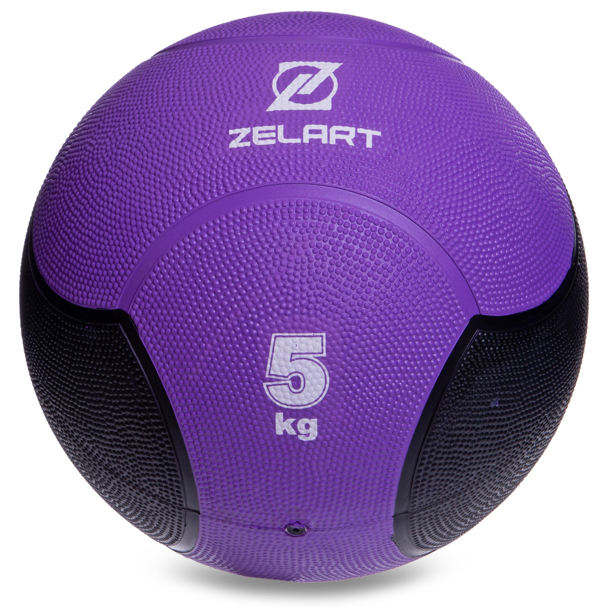 М'яч медичний Zelart FI-5121-5 5кг Фіолетовий-Чорний