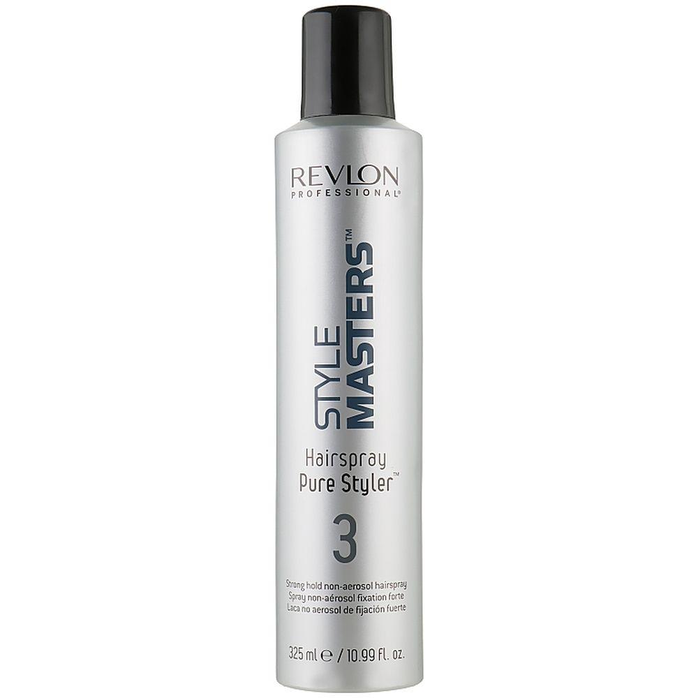 Лак для волос неаэрозольный сильной фиксации Revlon Professional Style Masters Hairspray Pure Styler 3 325 мл (8432225096803)