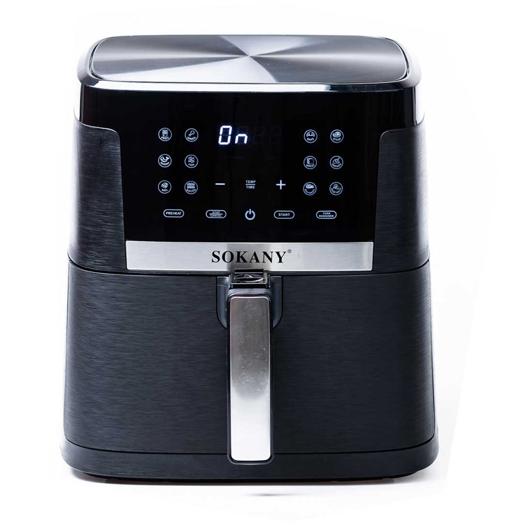 Аэрогриль-фритюрница Sokany SK-10004 на 8,5 литров черный (SK10004)
