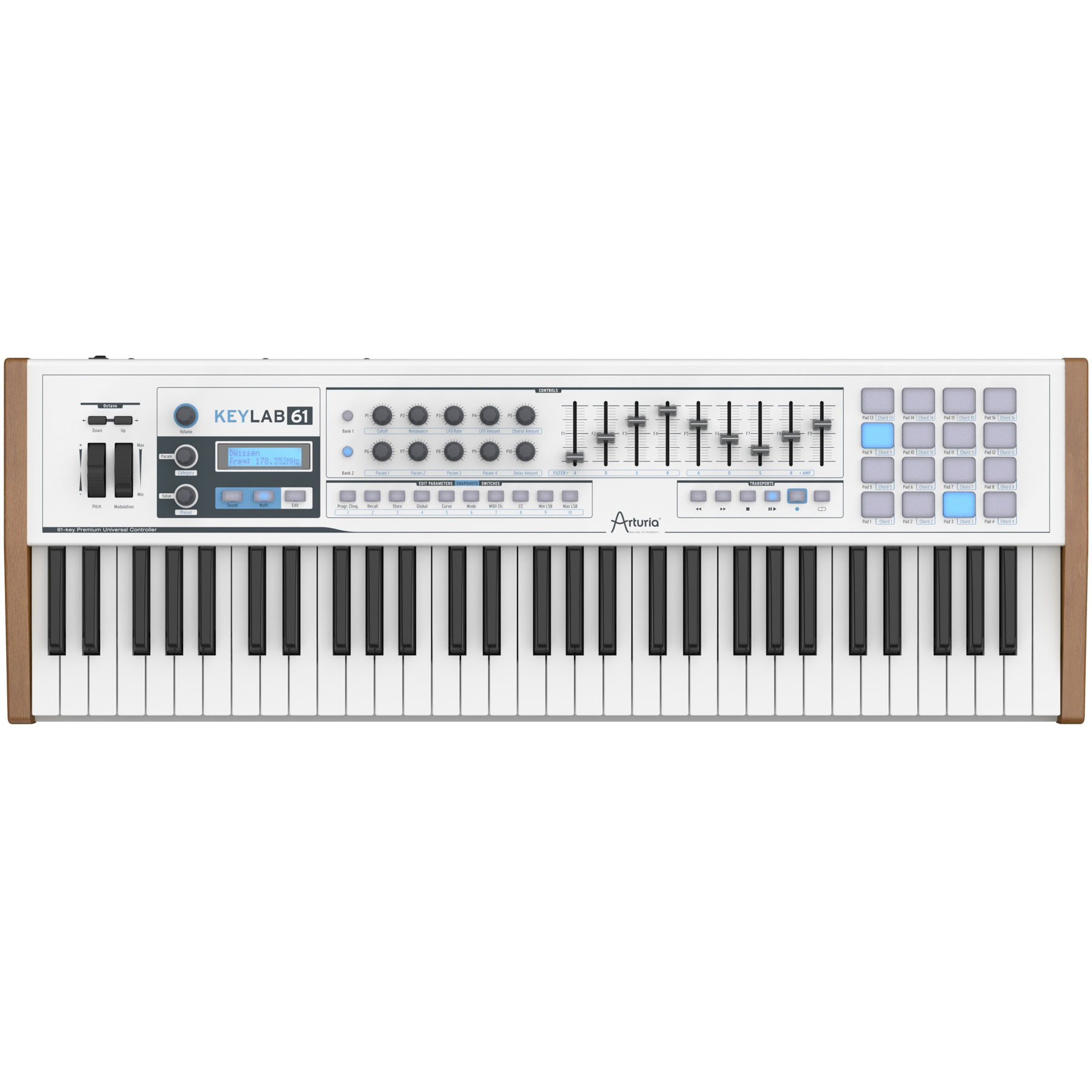 MIDI-клавіатури Arturia KeyLab MkII 61 White (PL00999)