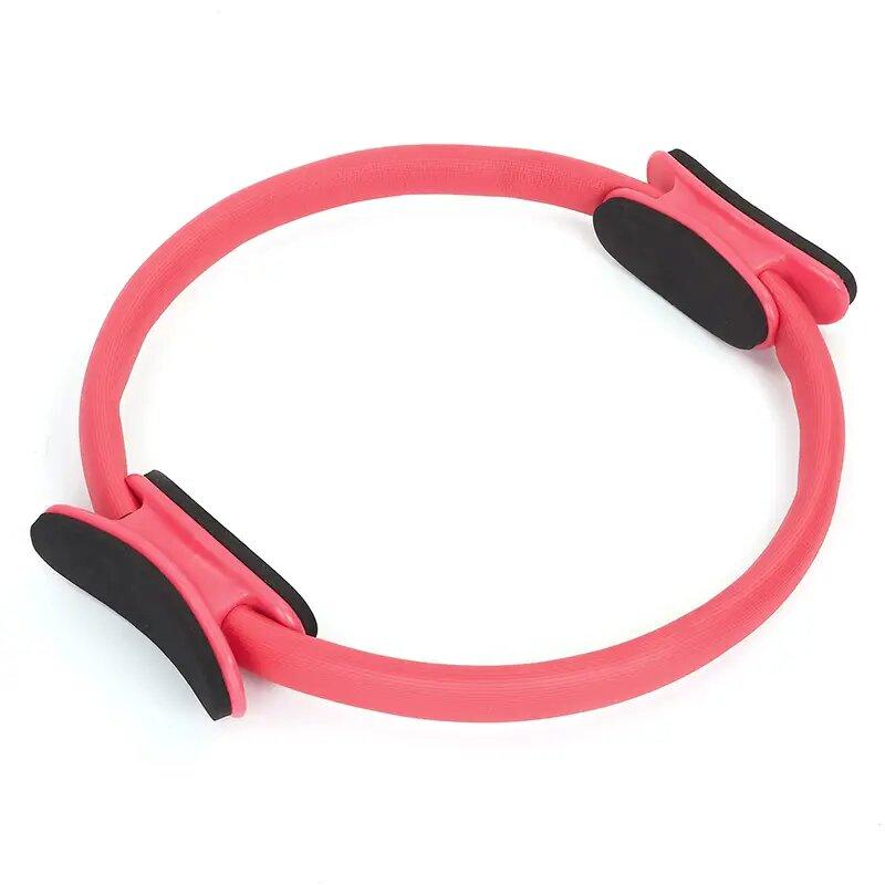 Кольцо WS для пилатеса фитнеса и йоги Pink (kz211-hbr)
