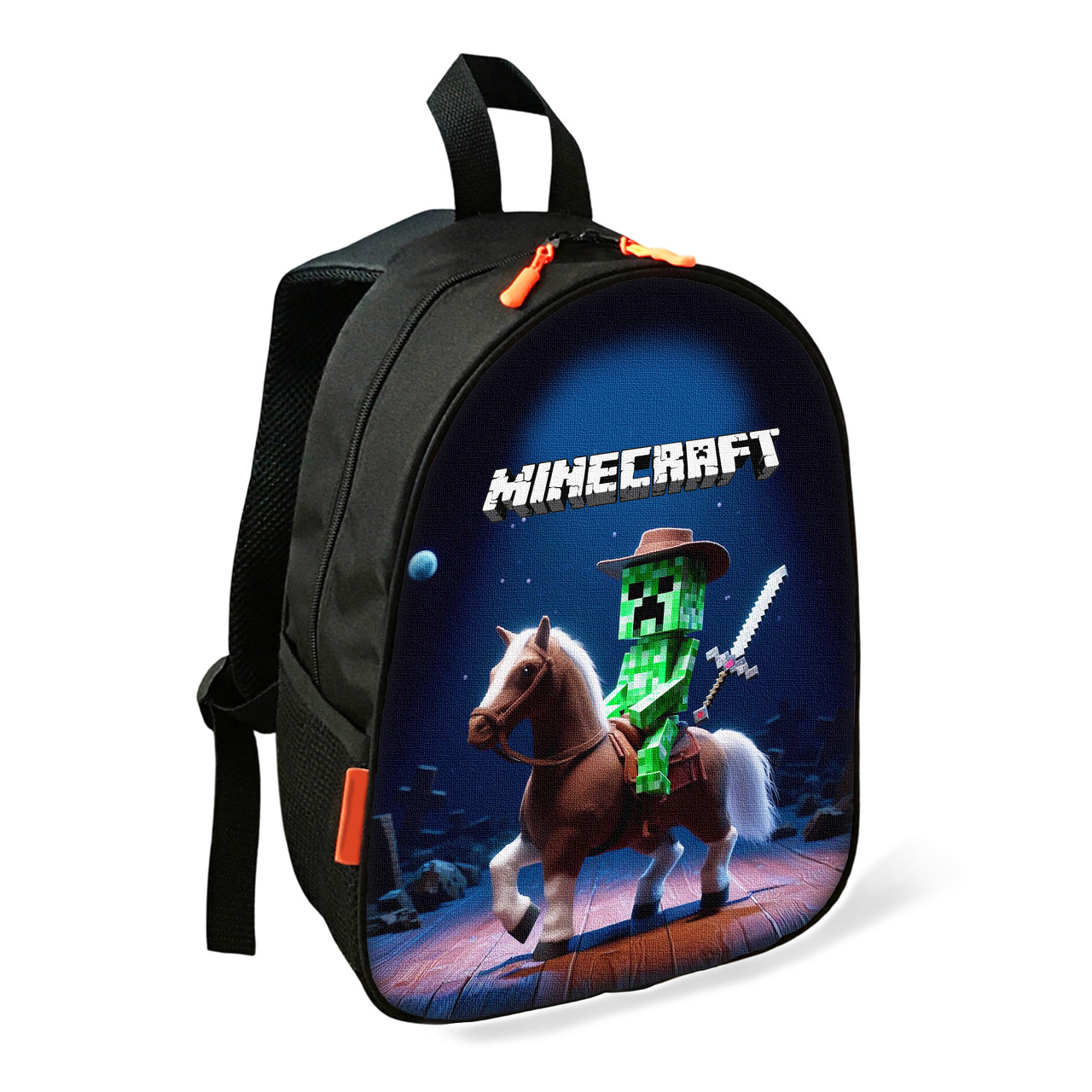 Дитячий рюкзак Minecraft Крипер 34х27х13 см, водонепроникний поліестер