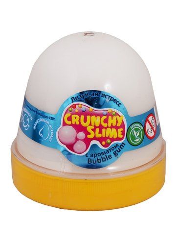 Лизун-антистресс MiC Crunchy Slime Bubble gum 120 г (80090)