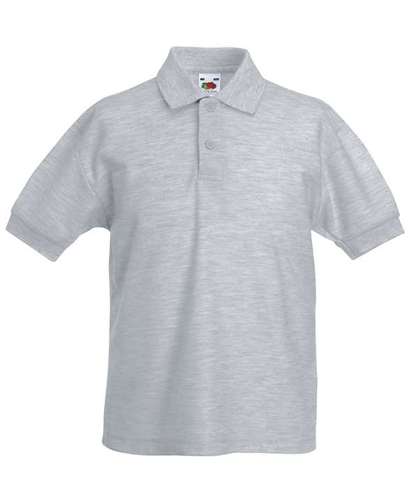 Поло Fruit of the loom 65/35 Polo Kids 128 см Серо-лиловый (63-417-0)