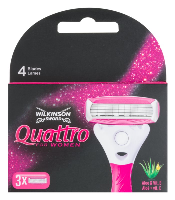 Картриджі для гоління Wilkinson quattro for women 3 шт (W0107)