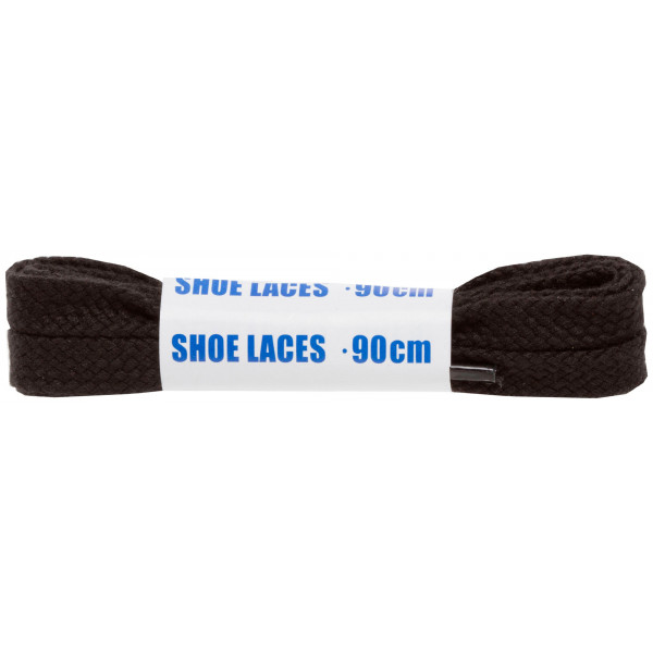 Шнурки Woly Sport плоские черные 90 см (WS-5113-018)