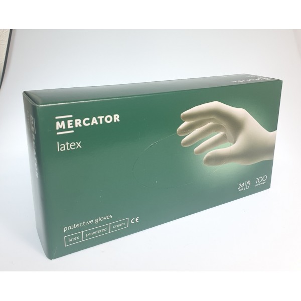 Рукавички латексні MERCATOR XS Білий