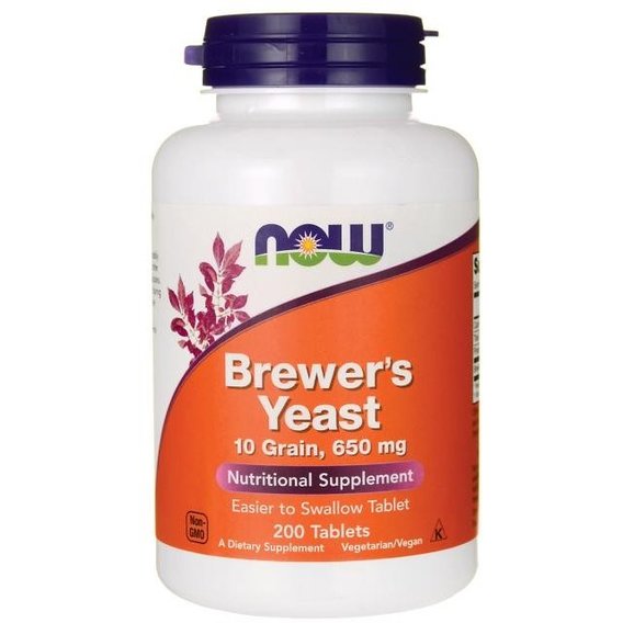 Пивные дрожжи NOW Foods Brewer's Yeast 200 Tabs