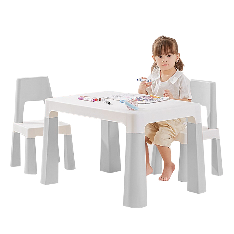 Ігровий дитячий столик та стільці Bestbaby BS-8817 Сірий (7086-23830)