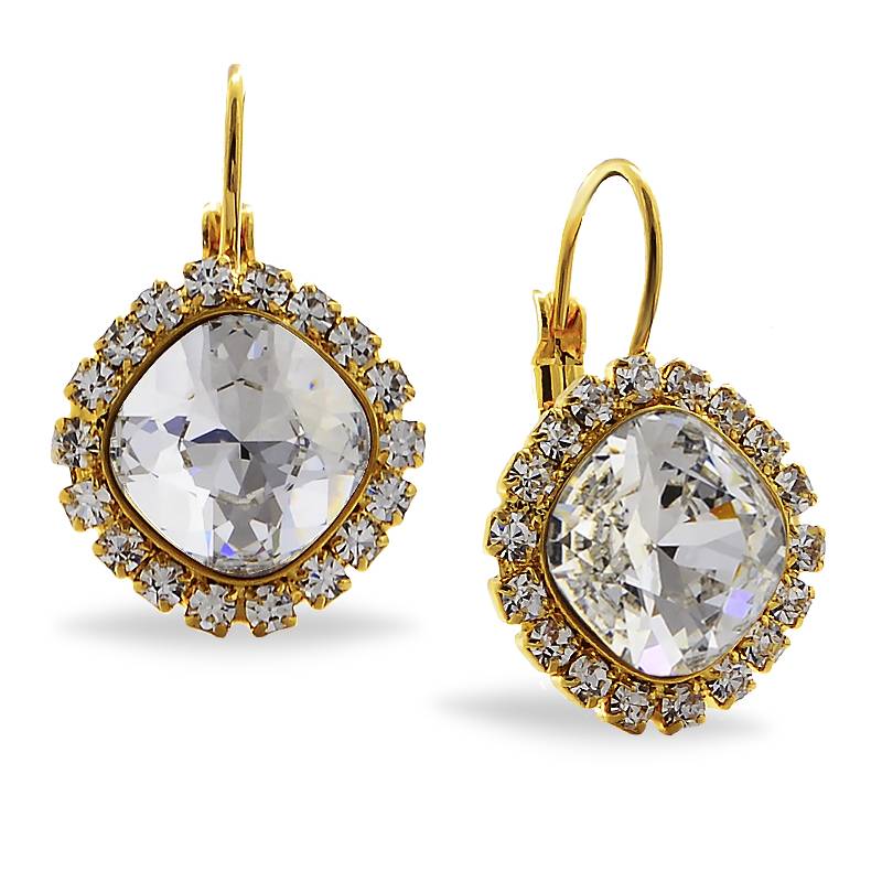 Сережки KOBI Ivonn StrasS 10 мм зі Swarovski (7440-3091-02-35)