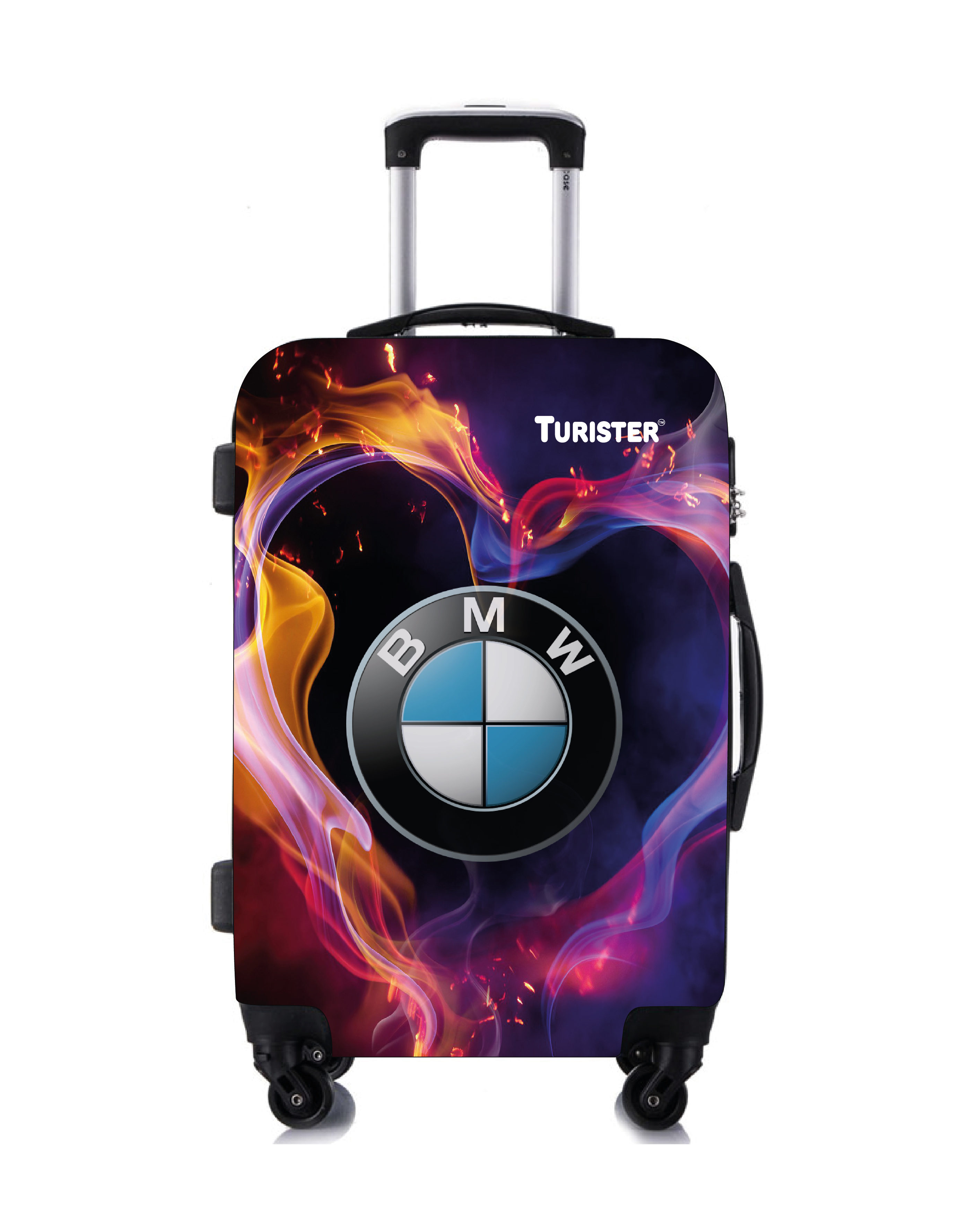 Чехол для чемодана Turister модель Multicolor M Разноцветный (TM_093M)
