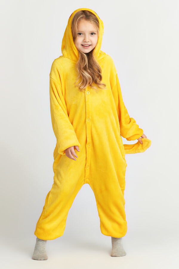 Пижама кигуруми детская Jamboo Пикачу 140 см Желтый (J400134)