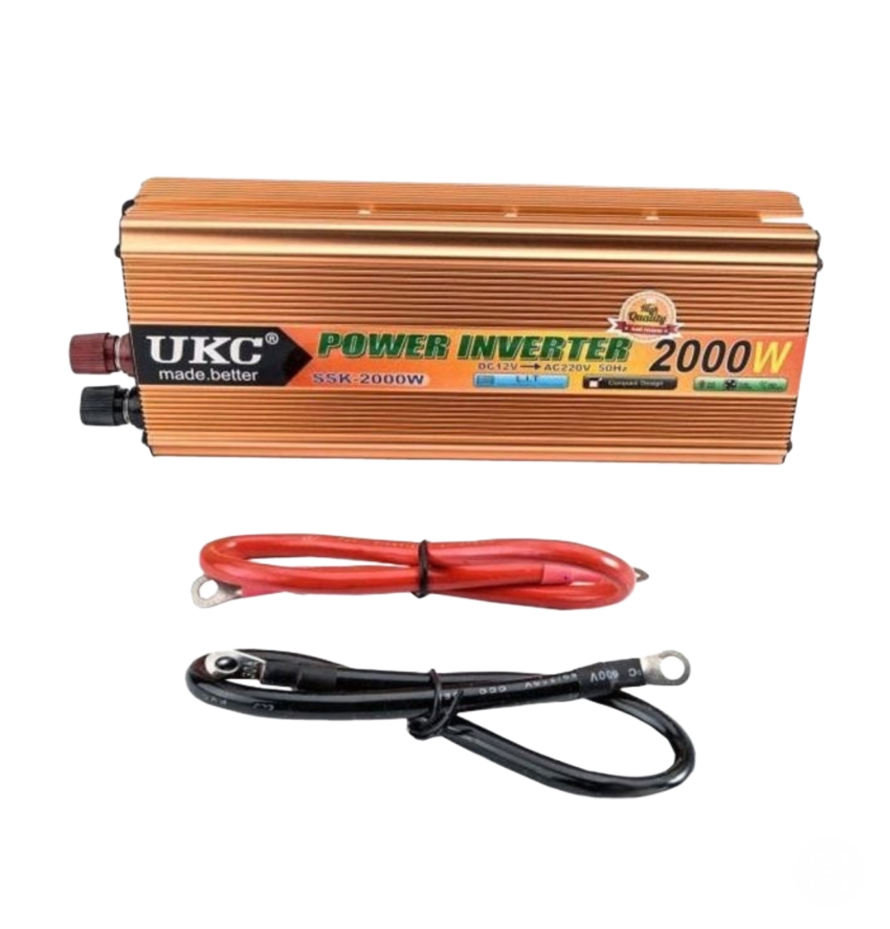 Преобразователь напряжения UKC 2 кВт 2000Вт 12V 220V инвертор (SSK12V-2000W)