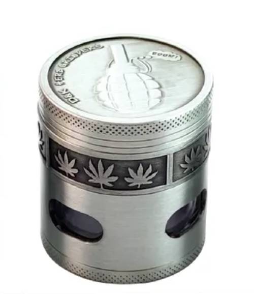 Гриндер для измельчения табака Changfeng D&K Гранаты DK-5081-X4 Silver 3 (15708-hbr)