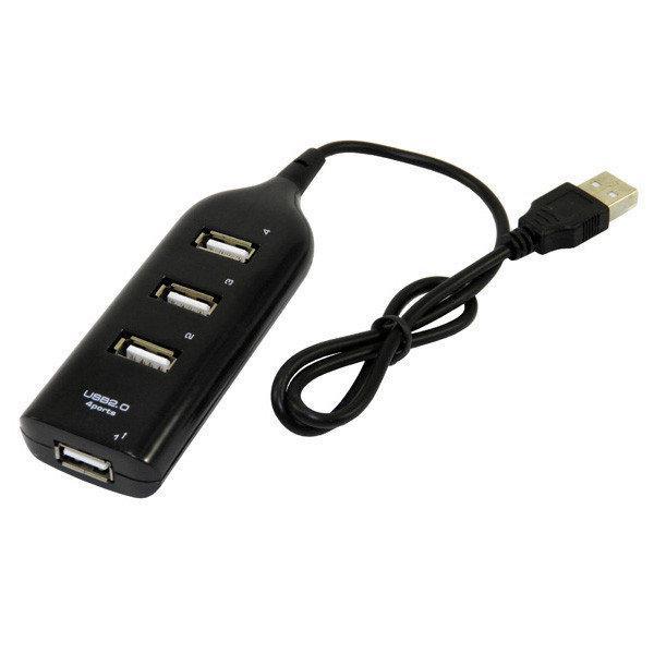 USB-хаб на 4 порта Black (hub_np2_0816)
