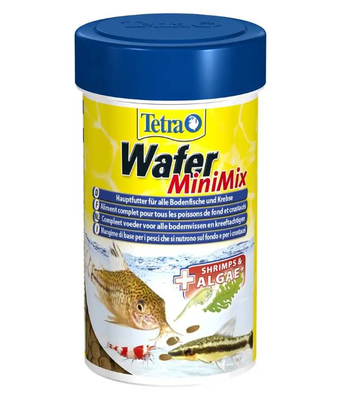 Сухой корм для аквариумных рыб Tetra Wafer Mini Mix в пластинках 100 мл (189911)