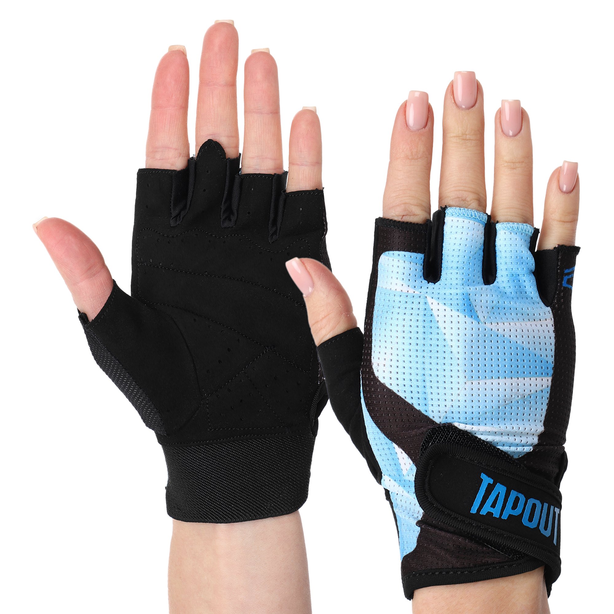 Рукавички спортивні Tapout SB168503 L чорний-синій