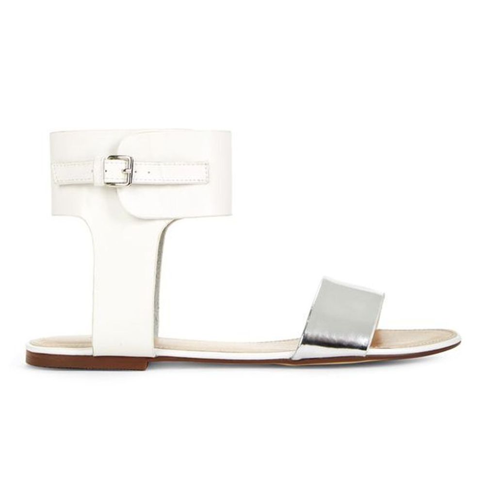 Сандалії JustFab Womens Jennika White 38 Білий (FA1510898WT-38)