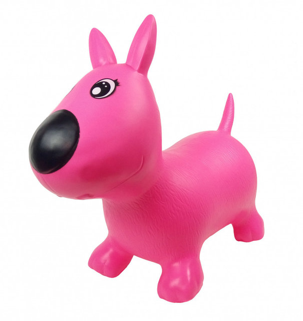 Стрибок-собачка METR+ 32 х 34 х 7 см Рожевий (MS1592Pink)