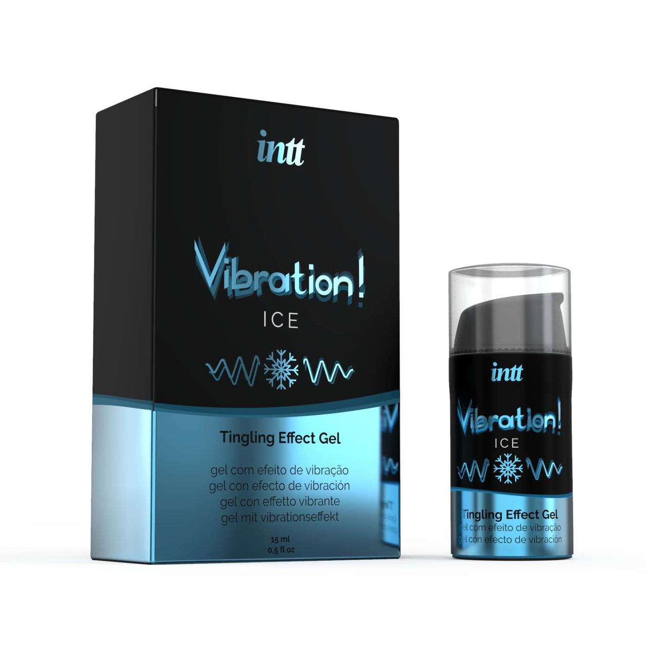 Рідкий вібратор Intt Vibration Ice зі смаком м'яти 15 мл (SO2920)