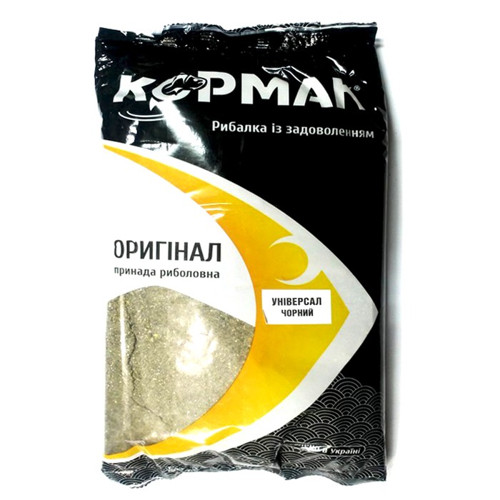 Прикормка Кормак Оригинал Универсал-чёрный 900 гр (КО908)