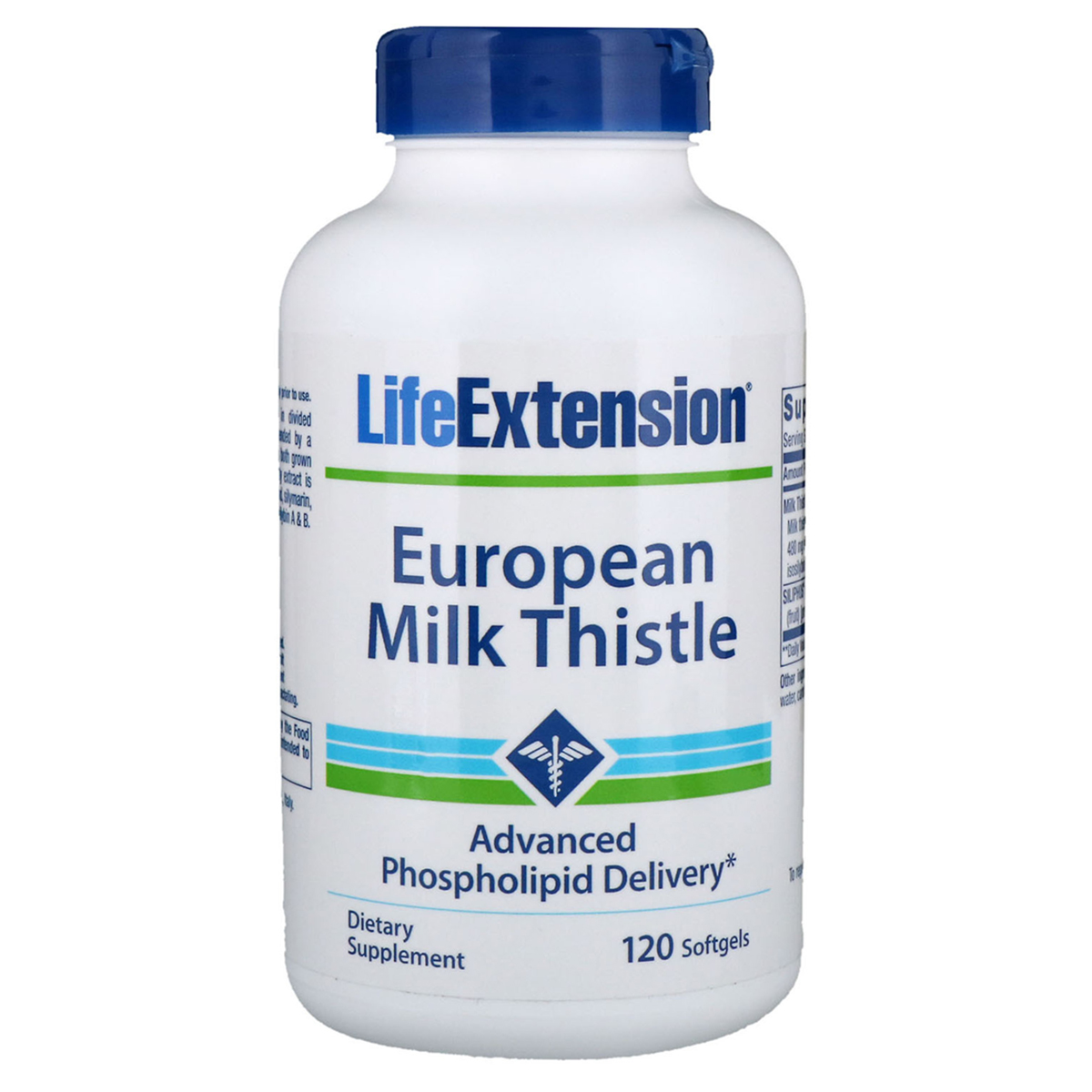 Силимарин (Расторопша) European Milk Thistle Life Extension 120 желатиновых капсул