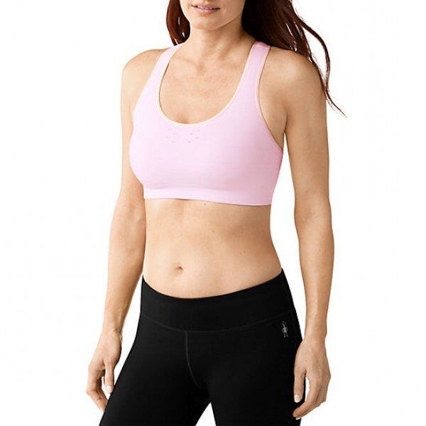 Бра Smart Wool Wm’s PhD Seamless Racerback Bra SO160 Pink Horizon Heather XS (1033-SW SO160.665-XS)