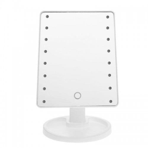 Дзеркало для макіяжу з LED підсвічуванням Large Led Mirror 16 LED Білий (jgki46646)