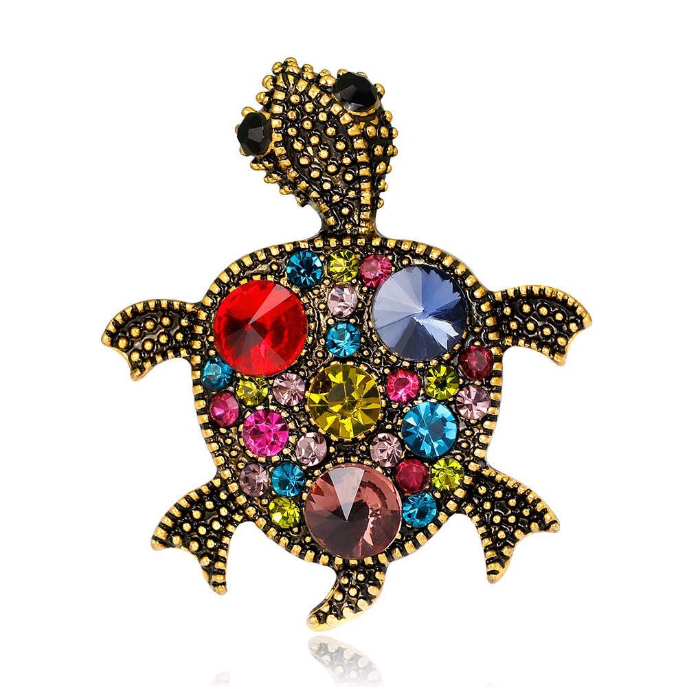 Брошь BROCHE Черепаха разноцветная BRBF111702
