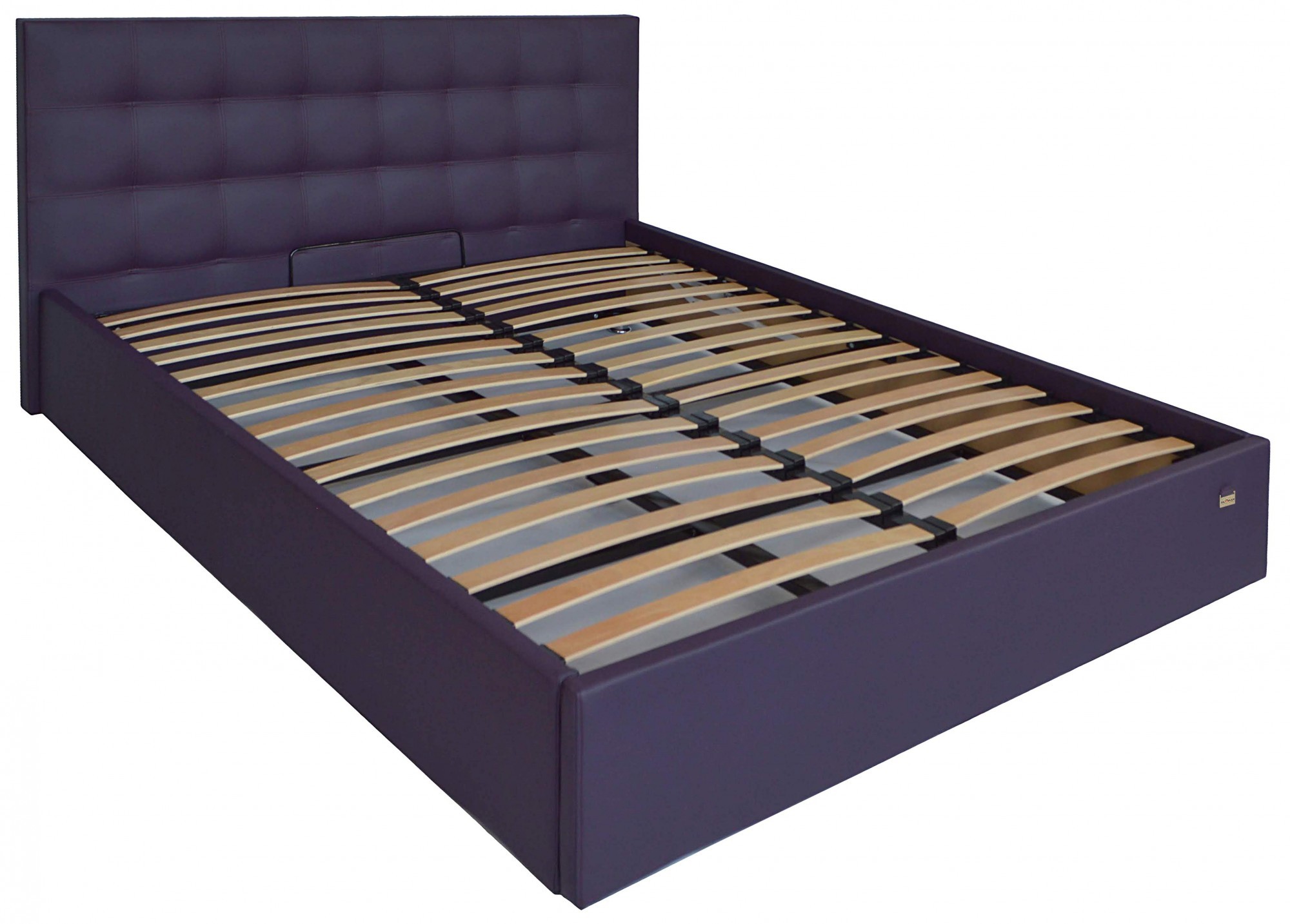 Ліжко Richman Честер 140 х 190 см Madrit -0965 З підйомним механізмом та нішкою для білизни Фіолетове