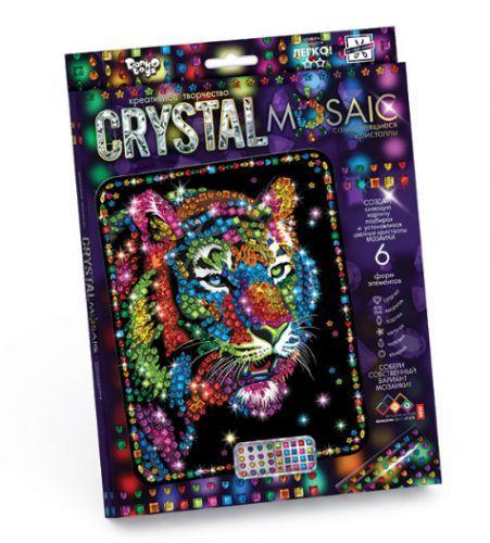 Алмазна мозаїка Danko Toys CRYSTAL MOSAIC, Тигр