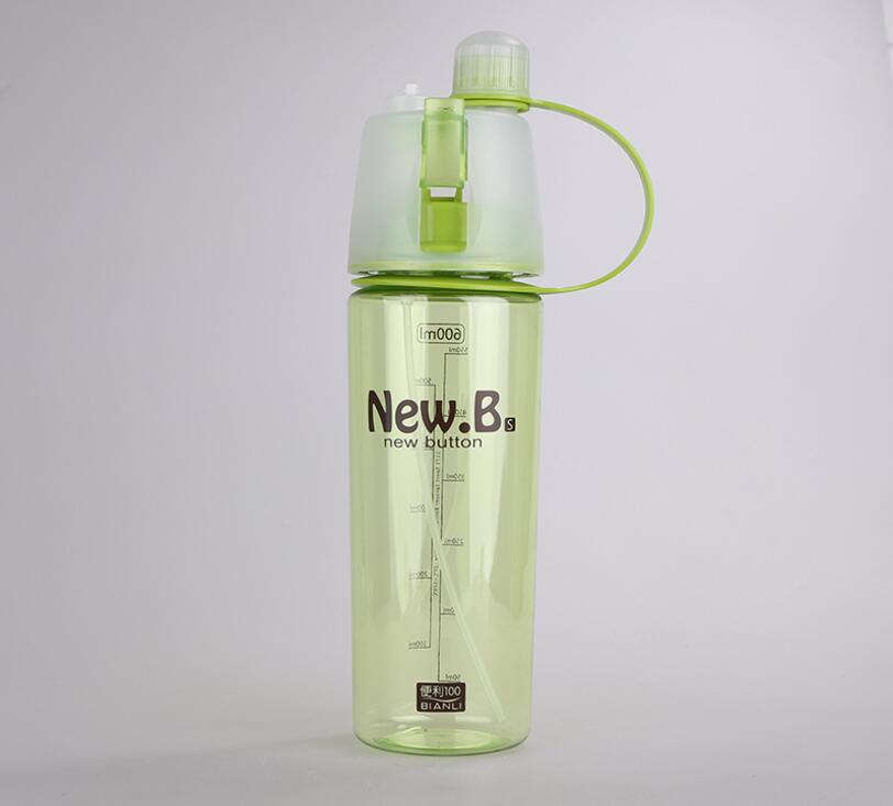 Пляшка New B з розпилювачем 600 мл Зелена (New Button Bottle SUN0039)