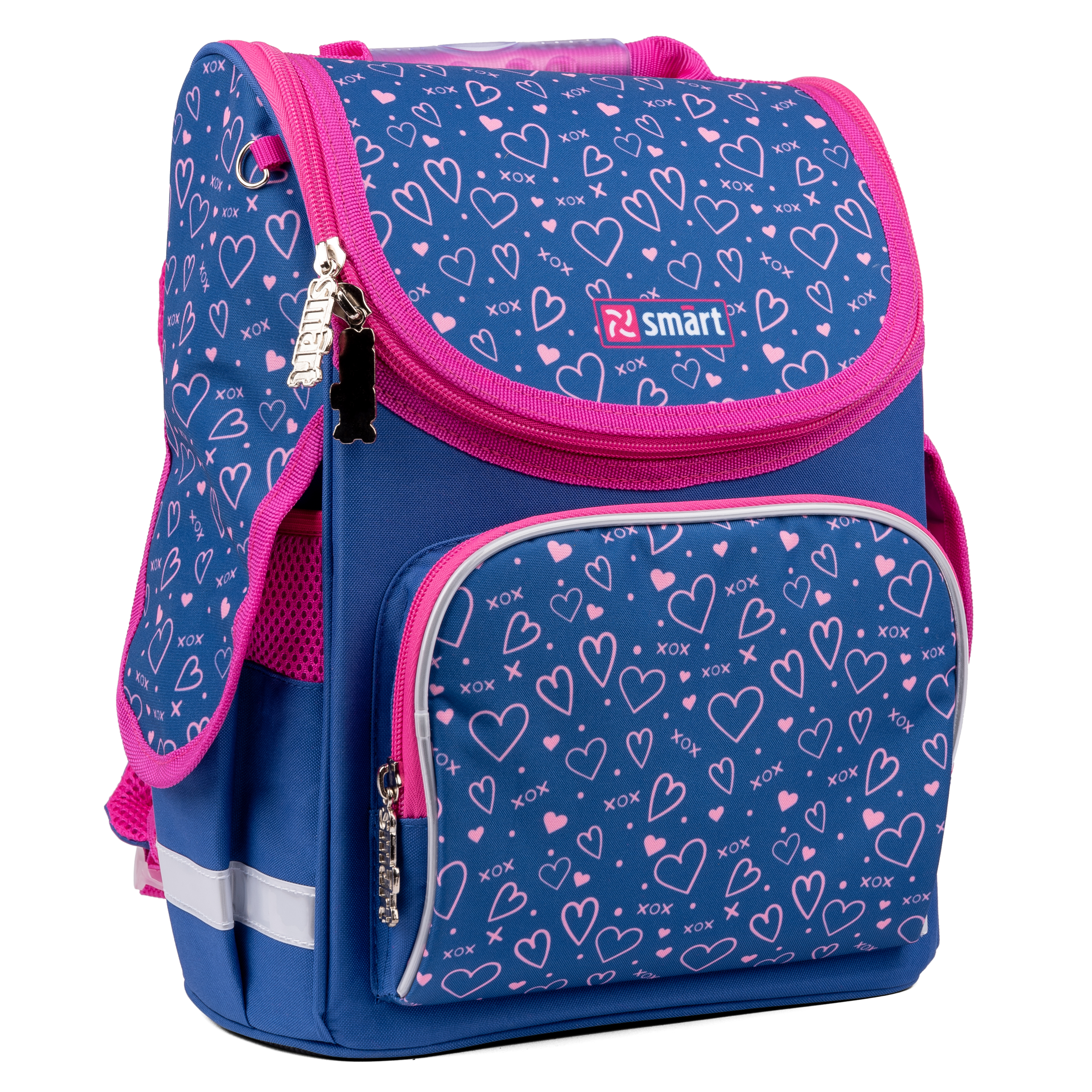 Рюкзак школьный каркасный Smart PG-11 Hearts (558995)