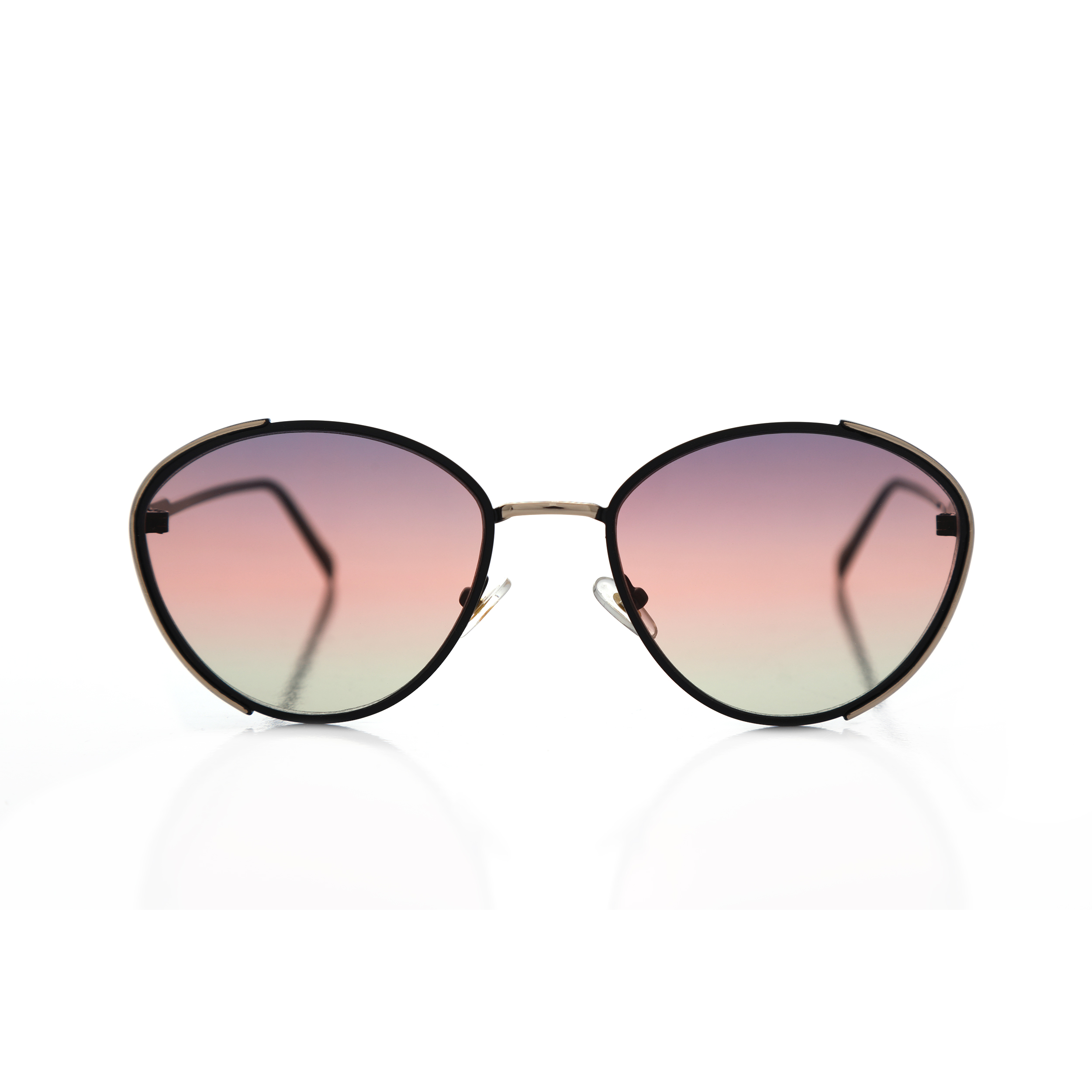 Сонцезахисні окуляри LuckyLOOK 408-624 Фешн-класика One Size Рожевий+ Фіолетовий