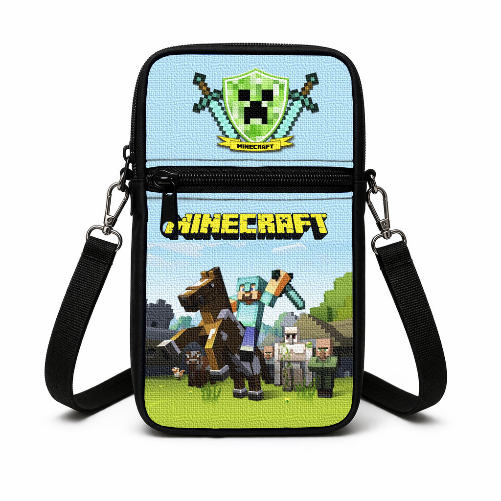 Дитяча сумка через плече Minecraft, поліестер, 19×10×5 см — арт. 3015352153