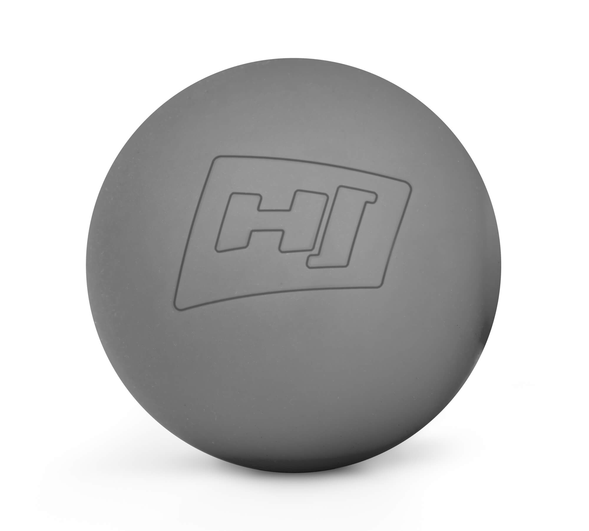 Силиконовый массажный мяч 63 мм Hop-Sport HS-S063MB Серый