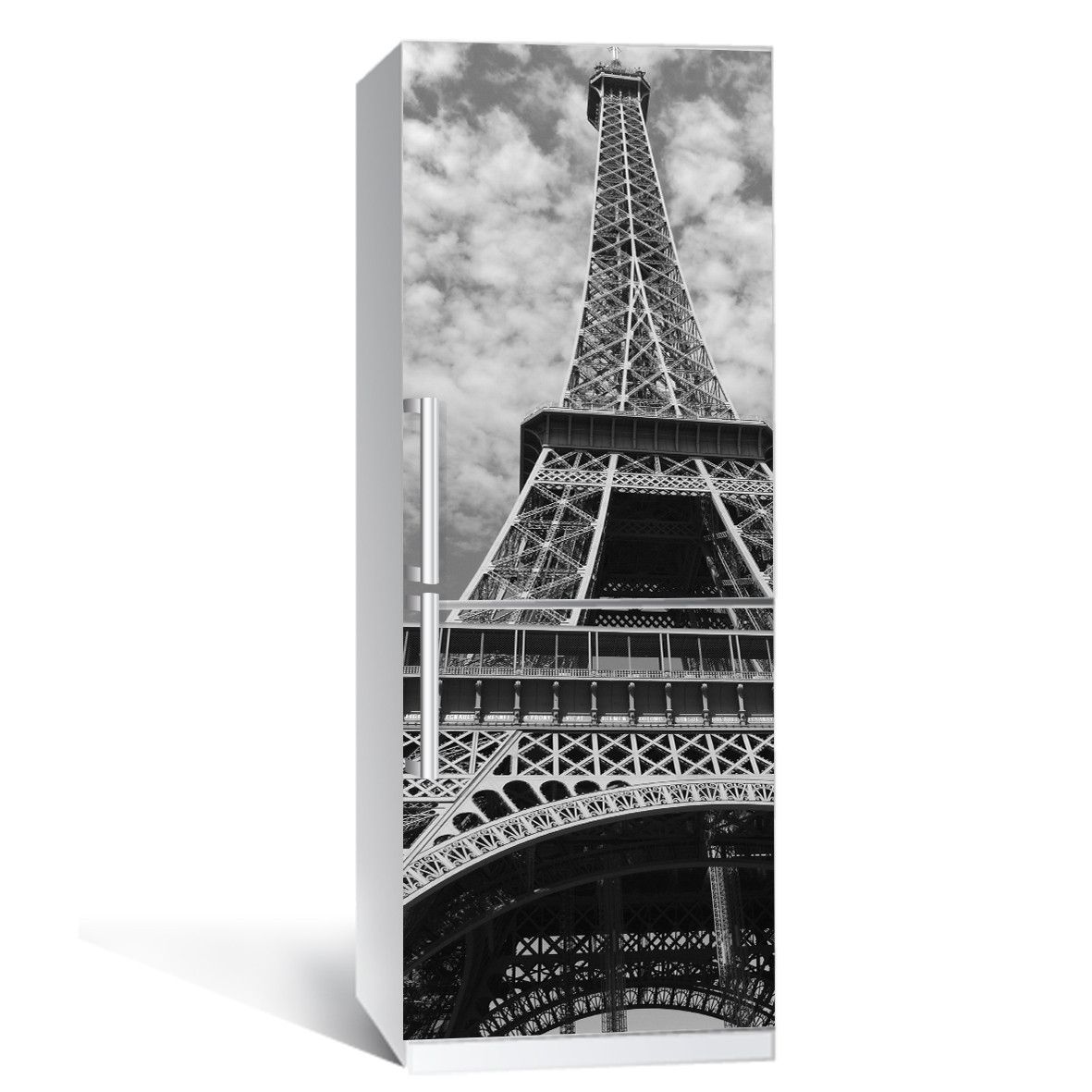 Наклейка на холодильник Zatarga серый Париже 650х2000 мм Серый (Z180193)