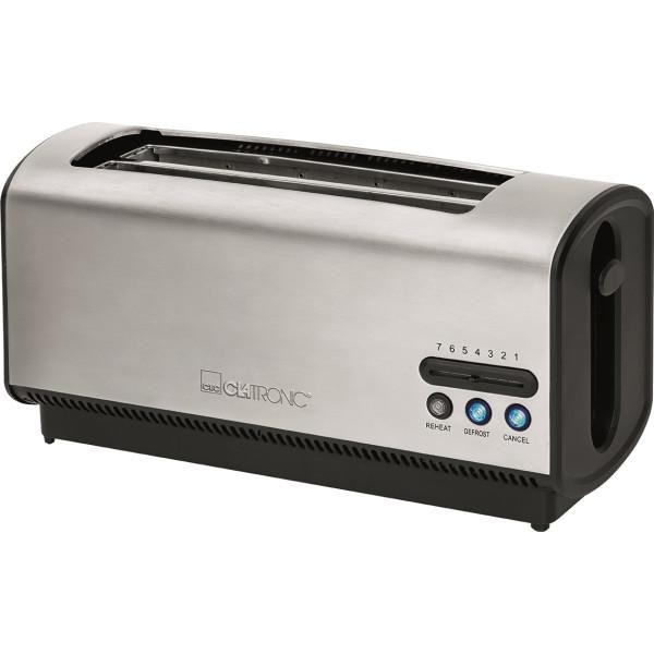 Тостер Clatronic TA 3687 Чорний із сріблястим (F00172877)